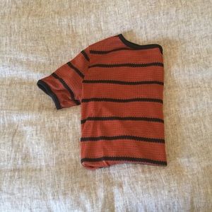Soft Striped Ringer Tee
